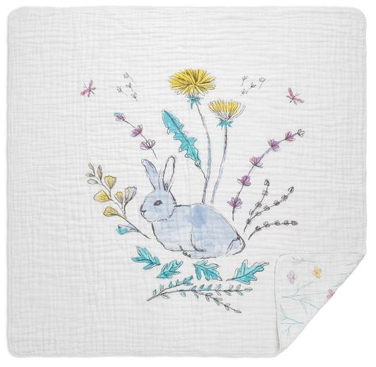 aden + anais forest fantasy rabbit classic muslin dream blanket