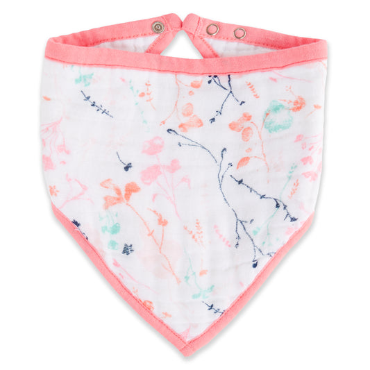 1pk petal blooms classic bandana bib