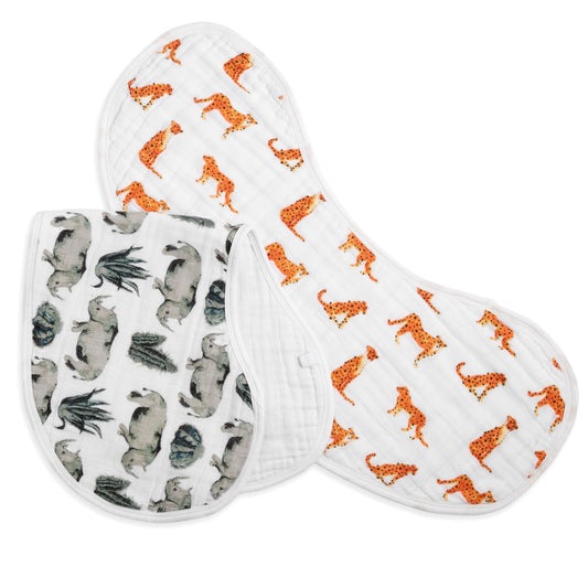 aden + anais serengeti classic burpy bibs 2 pack