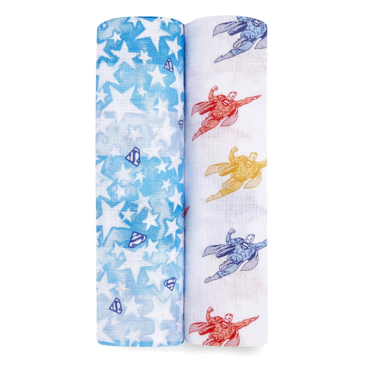 aden + anais Superman 2-pk swaddle
