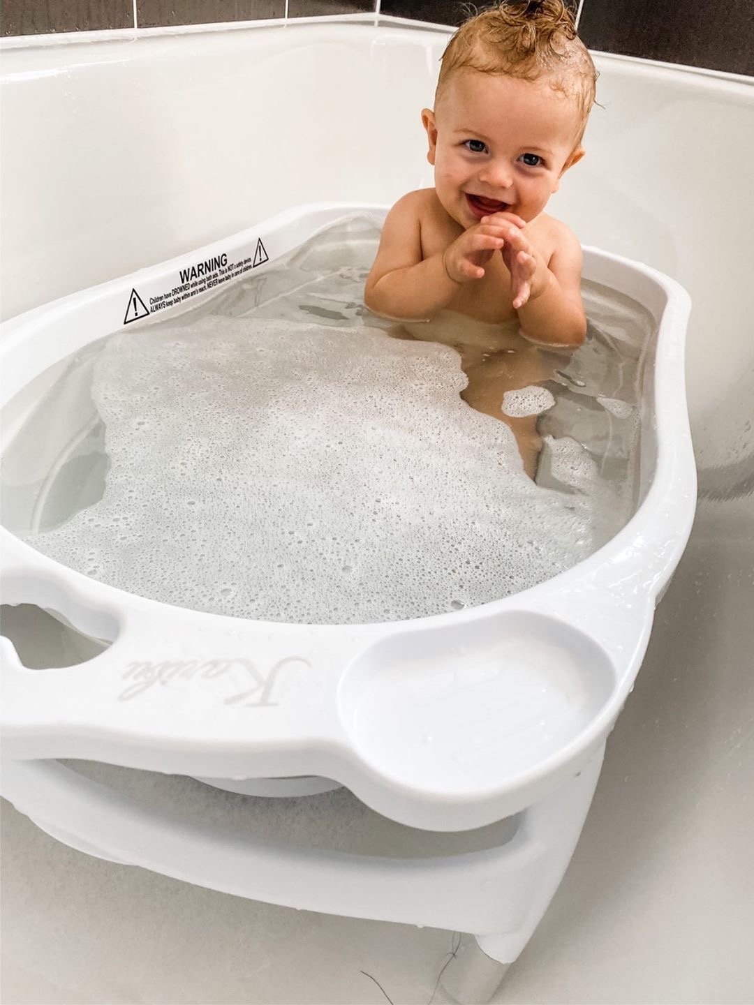 Roger Armstrong Flat Fold Bath - Grey