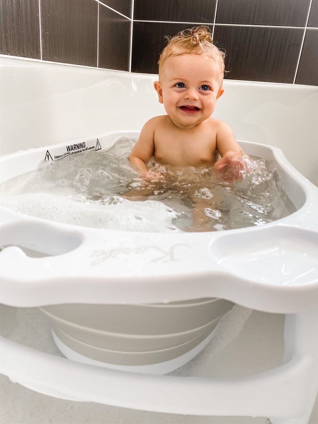 Roger Armstrong Flat Fold Bath - Grey