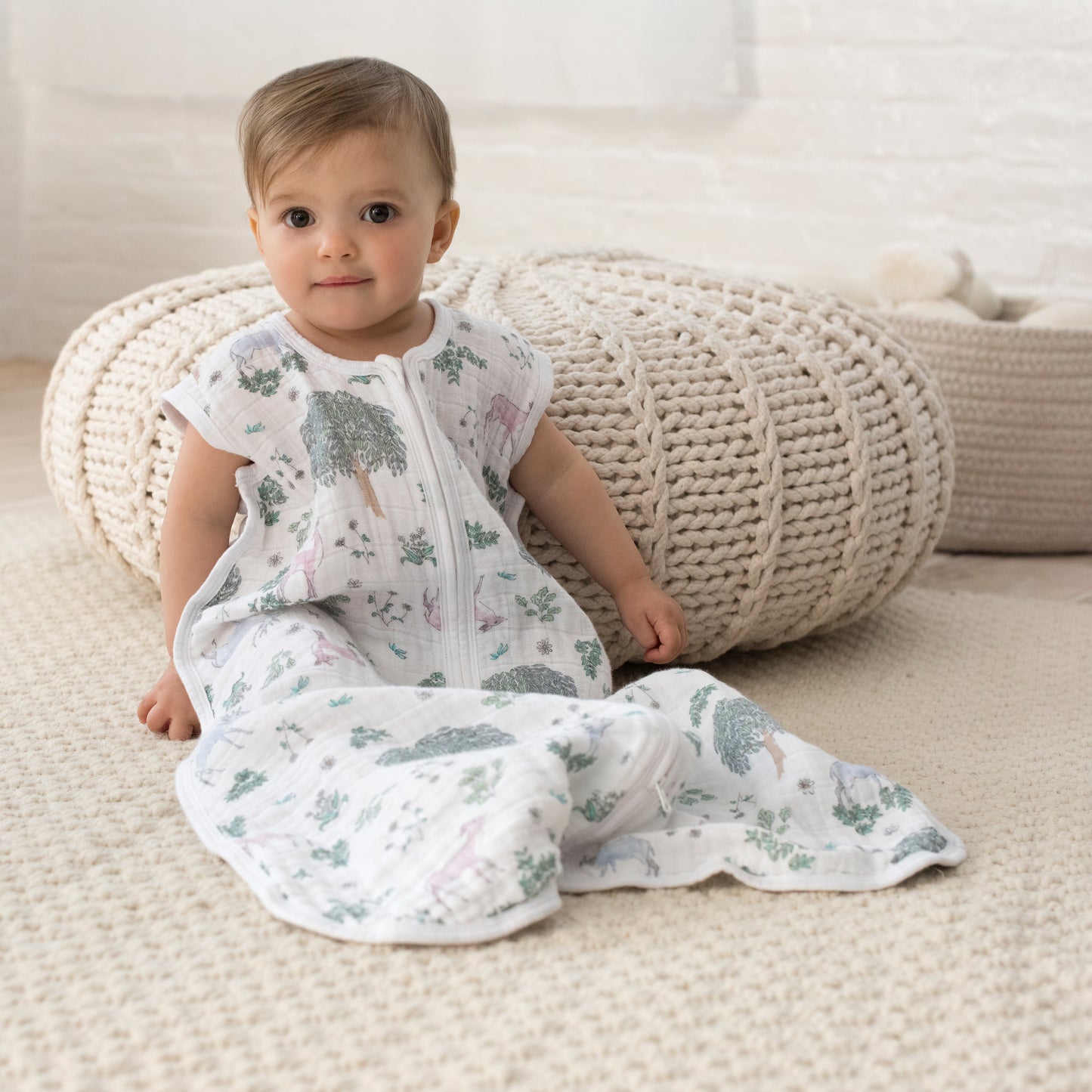 aden+anais forest fantasy deer -0.6 tog classic sleeping bag (S)