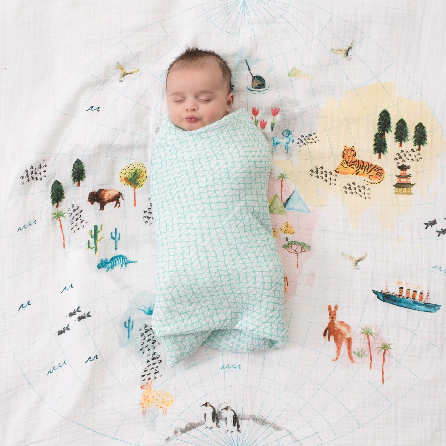 aden+anais around the world classic single swaddle