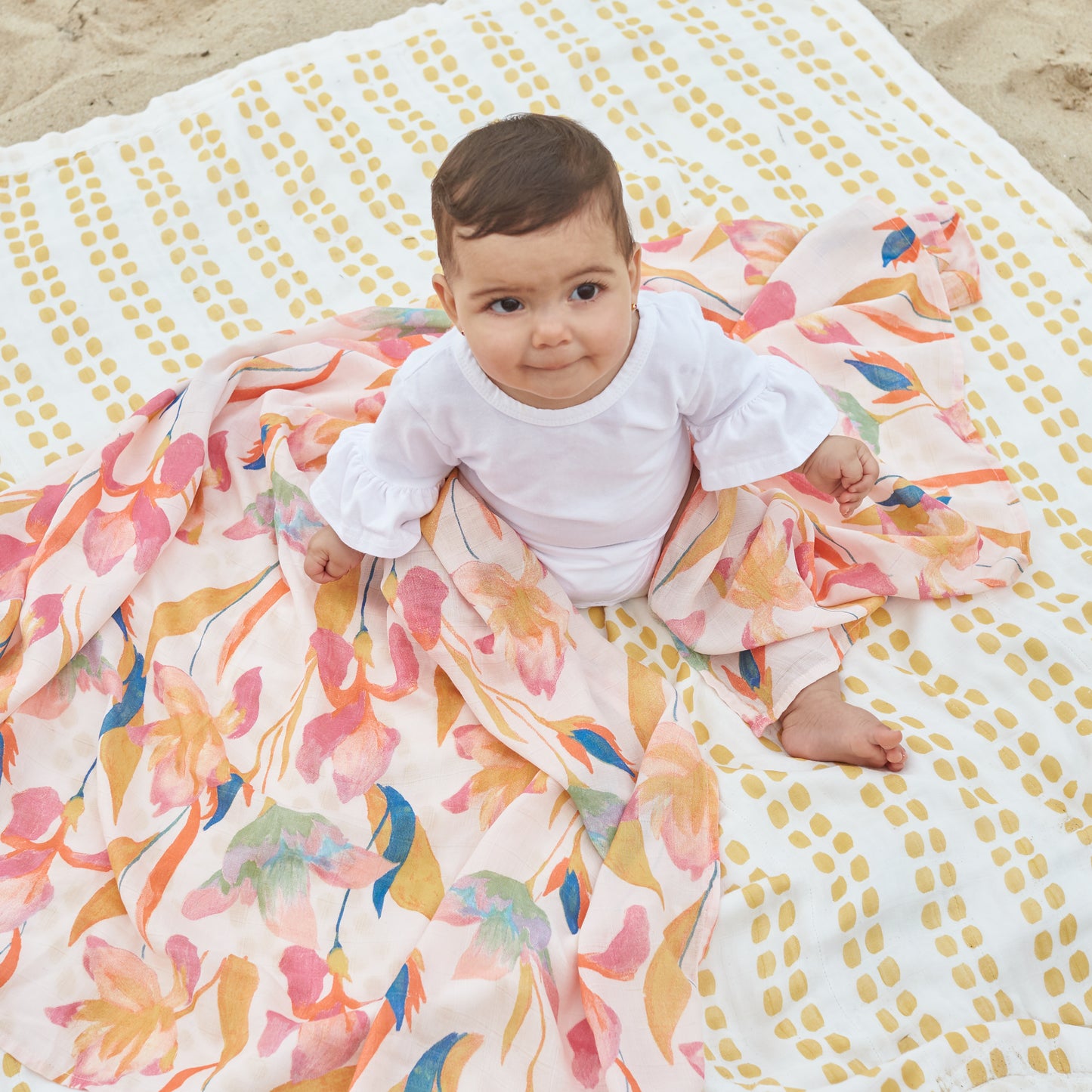 aden+anais marine gardens classic single swaddle