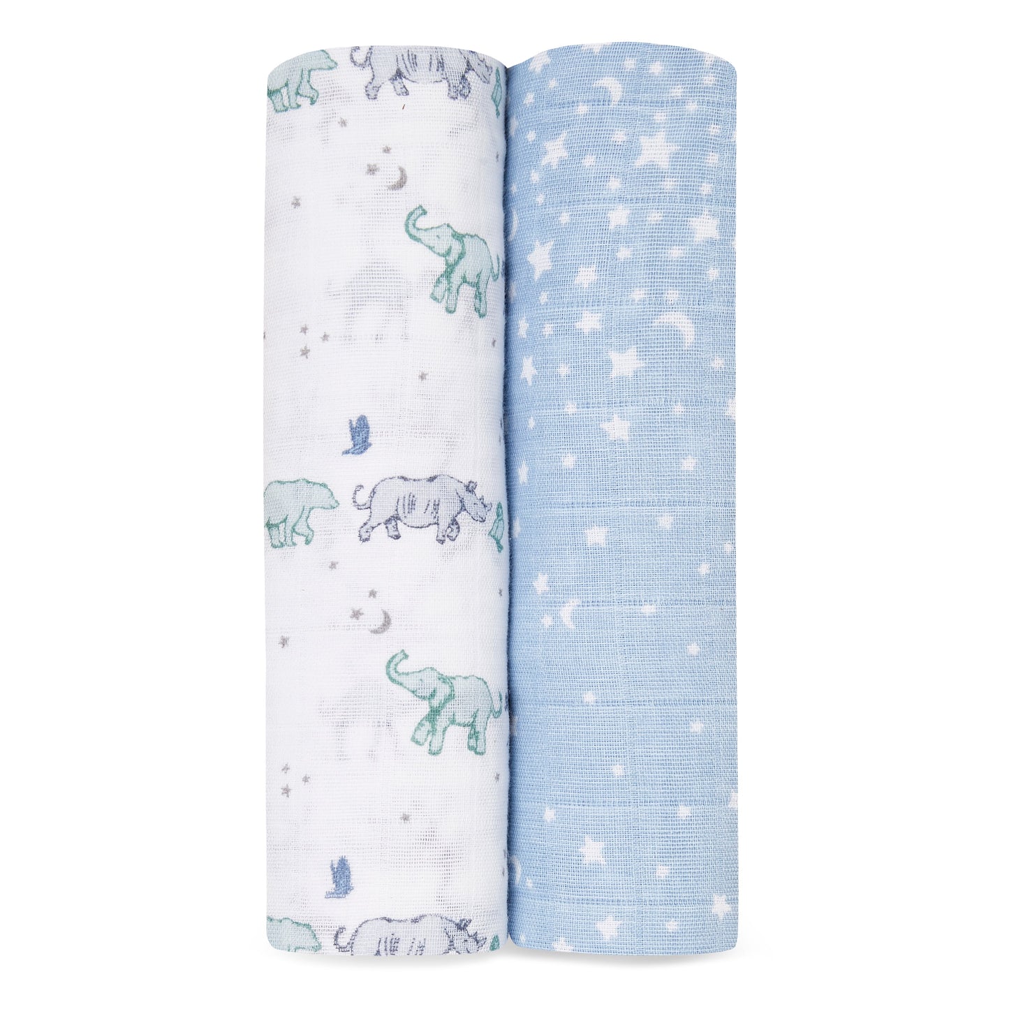 aden + anais rising star 2-pack muslin swaddles