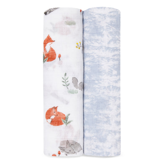 aden + anais naturally 2-pk swaddle
