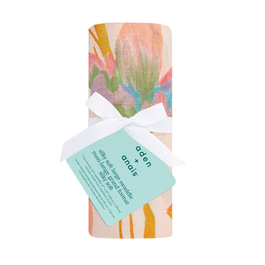 aden+anais marine gardens classic single swaddle