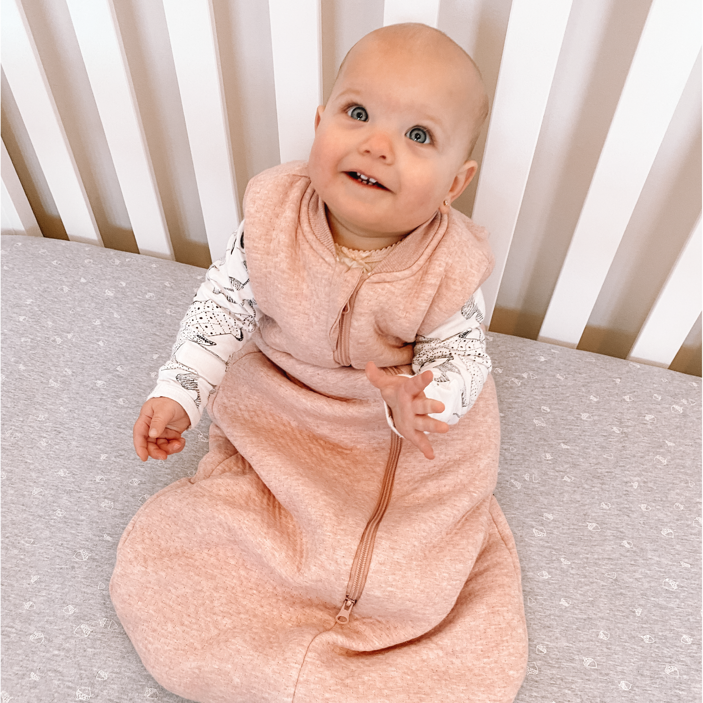 babystudio Sleeping Bag Cotton without arms 2.5TOG (0-6 Months) | babystudio