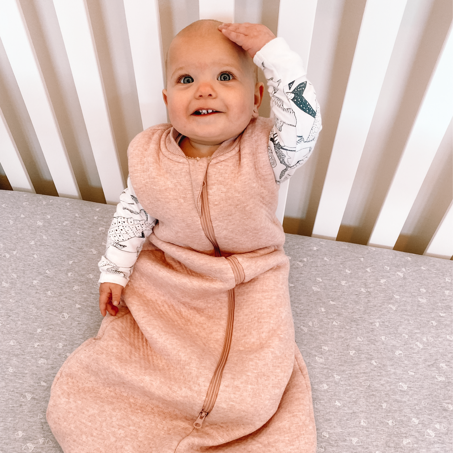 babystudio Sleeping Bag Cotton without arms 2.5TOG (0-6 Months) | babystudio
