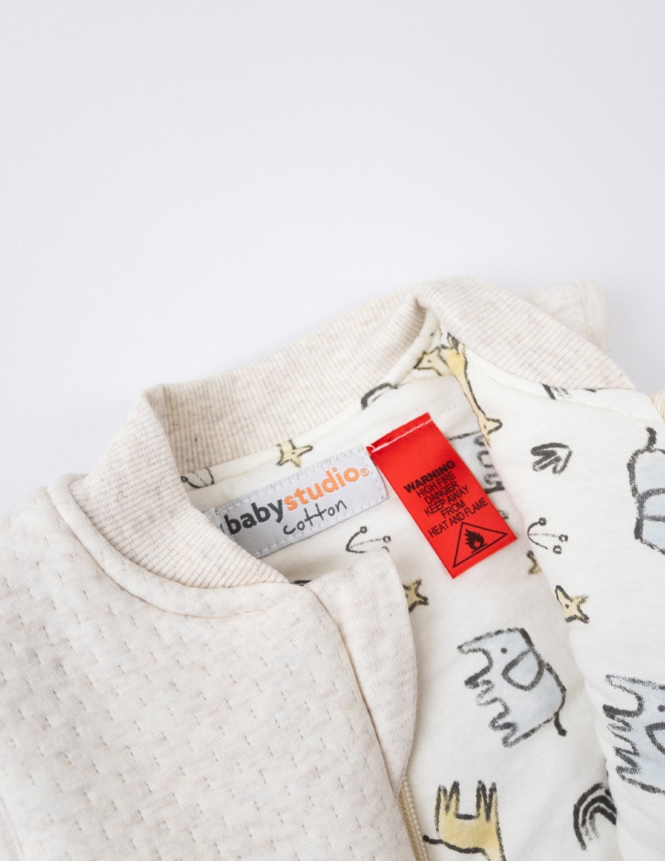 Sleeping Bag Cotton with Arms 3.0TOG (0-6 Months) | babystudio