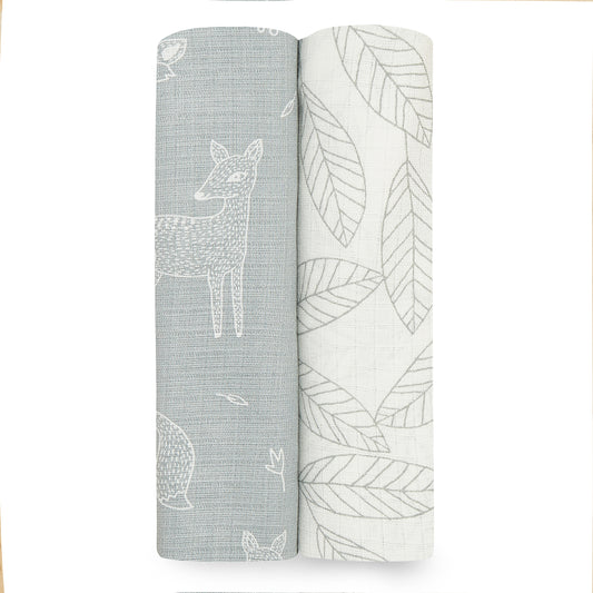 aden + anais woodsy 2-pack swaddles