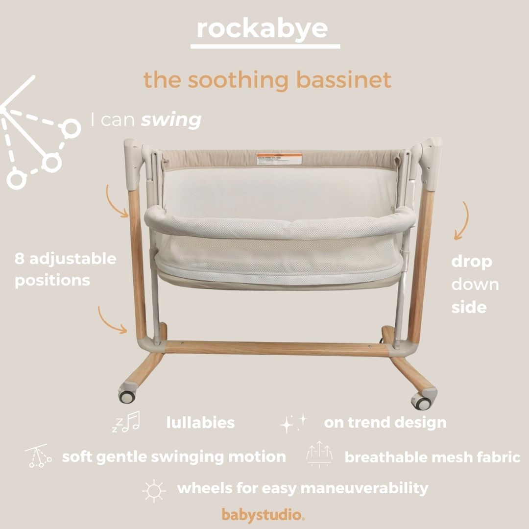 Rockabye V2 - The Soothing Bassinet (mattress included)