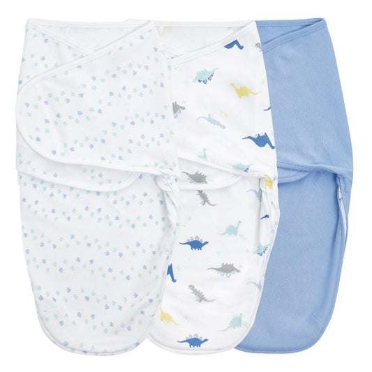 Essentials wrap swaddle 3pack - Dino Rama 4-6 months