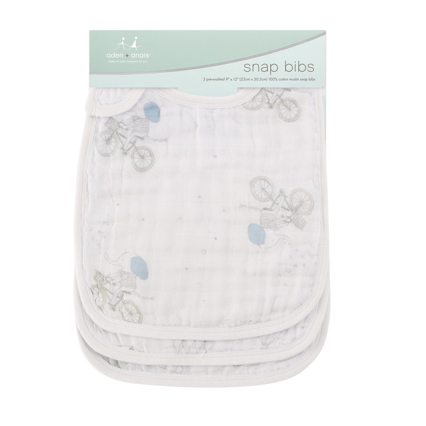 night sky reverie muslin adjustable snap bibs 3-pack