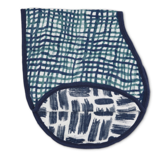 seaport silky soft bamboo burpy bib