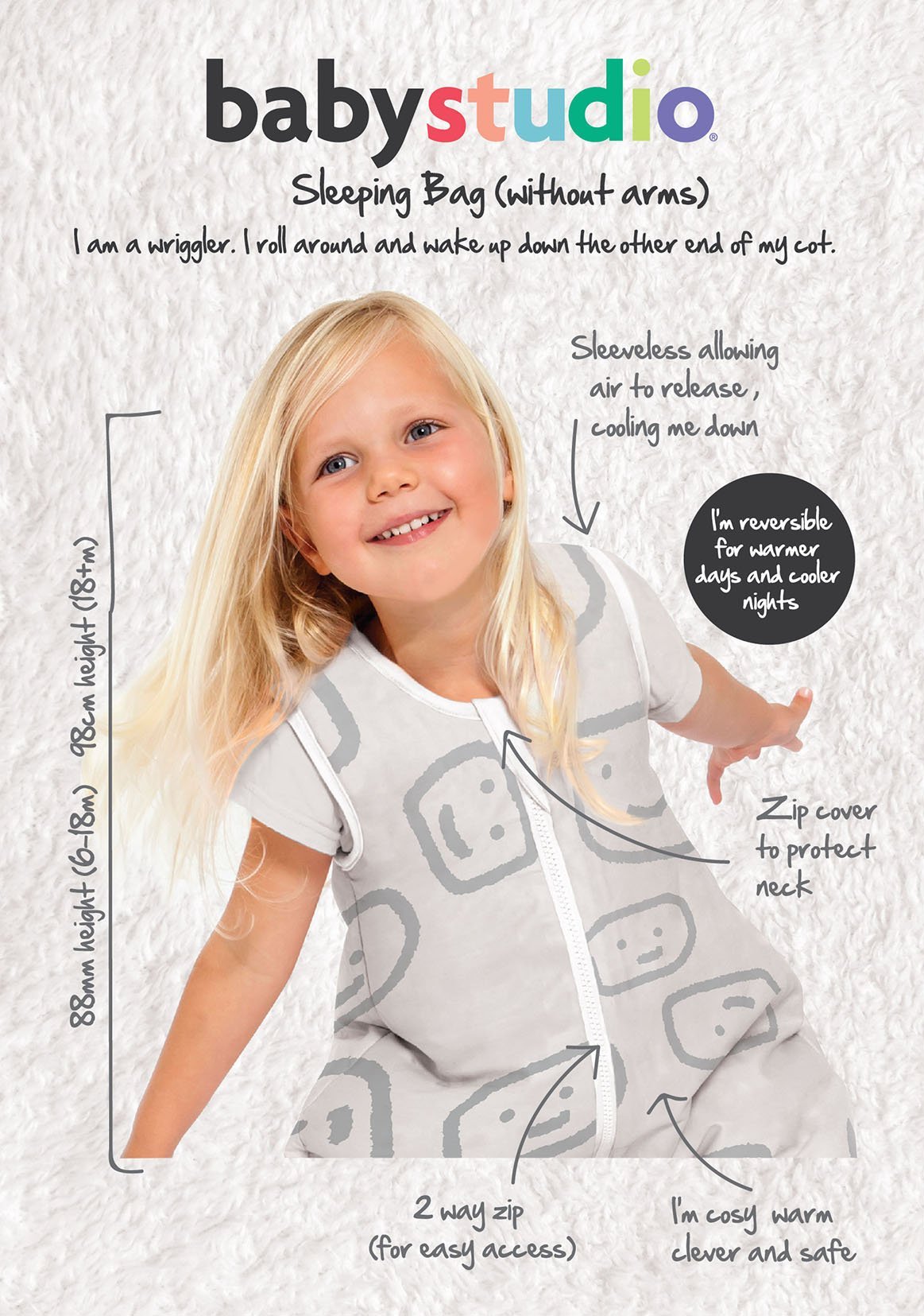 2.5 tog sleeping hotsell bag with arms