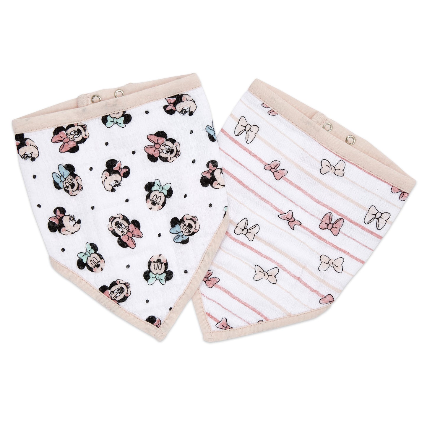 aden+anais essentials DISNEY Minnie 2 pack bandana bibs