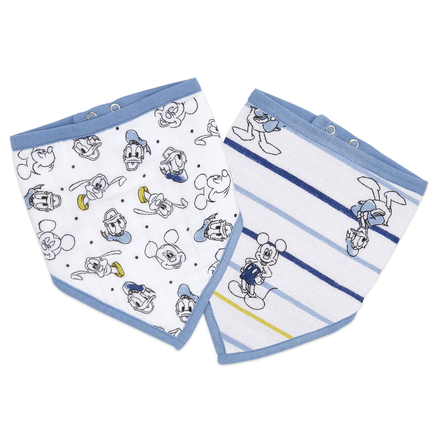 aden+anais essentials DISNEY Mickey 2 pack bandana bibs