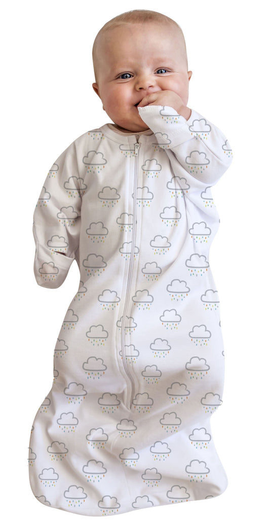 All In One Swaddle Bag 3-9 Months CLOUDS