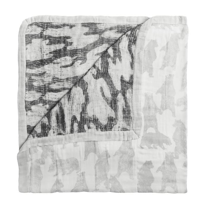 aden + anais white label Foragers-bear silky soft dream blanket